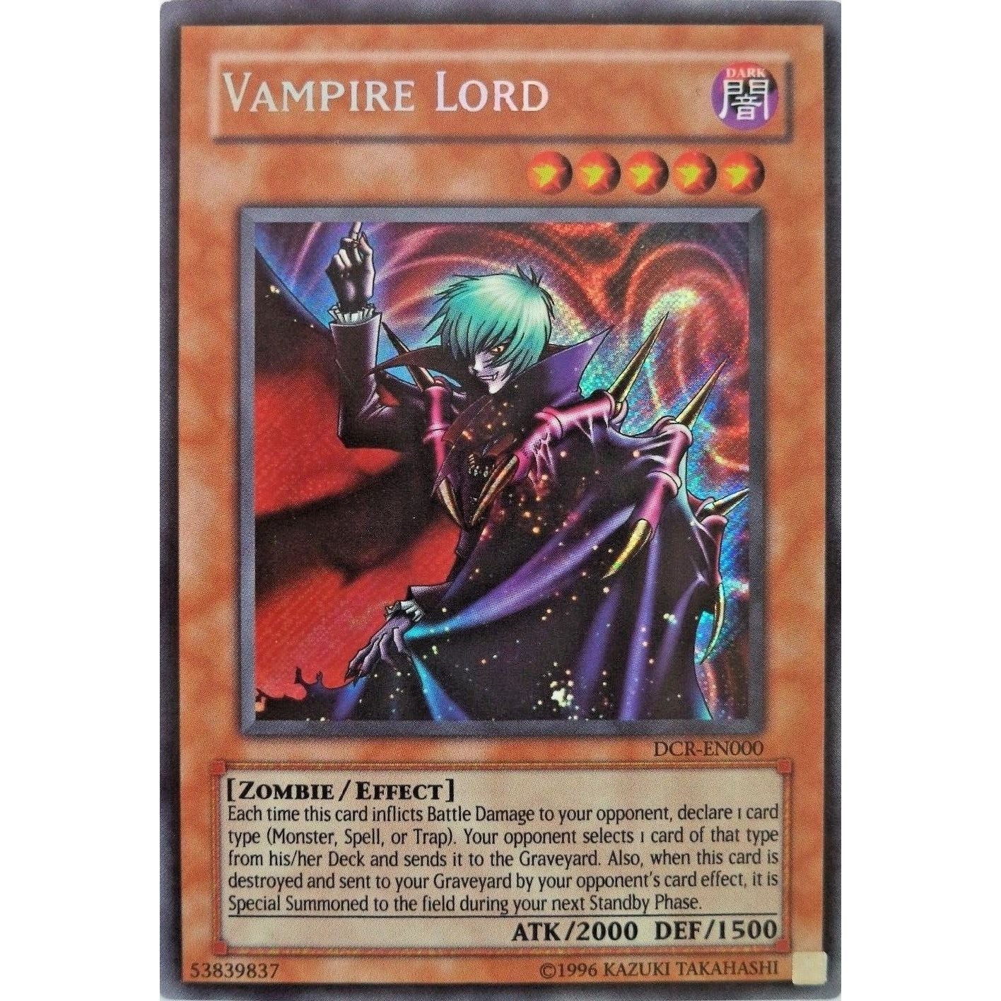 Image for Vampire Lord (DCR-EN000) (DCR-EN) - YuGiOh