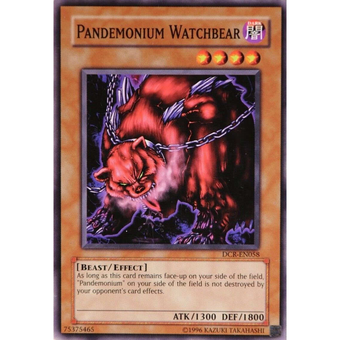 Image for Pandemonium Watchbear (DCR-EN058) (DCR-EN) - YuGiOh