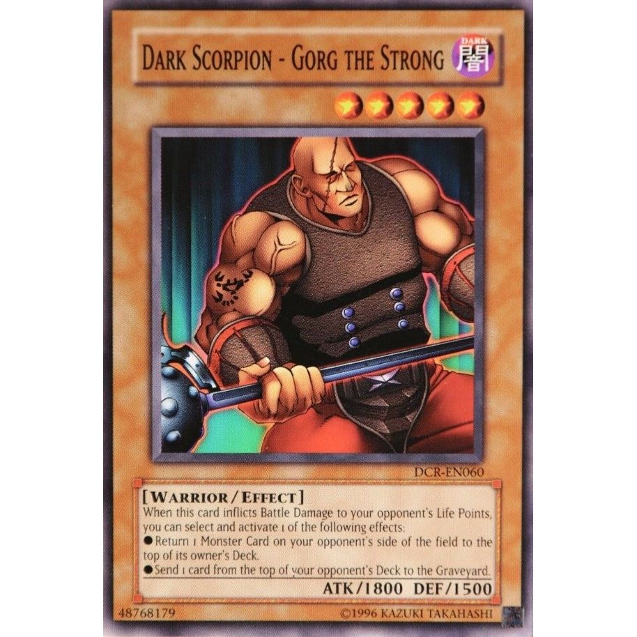 Image for Dark Scorpion - Gorg the Strong (DCR-EN060) (DCR-EN) - YuGiOh