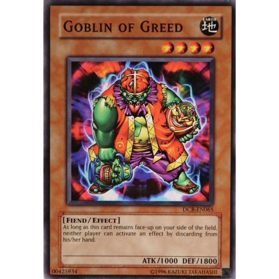 Image for Goblin of Greed (DCR-EN065) (DCR-EN) - YuGiOh