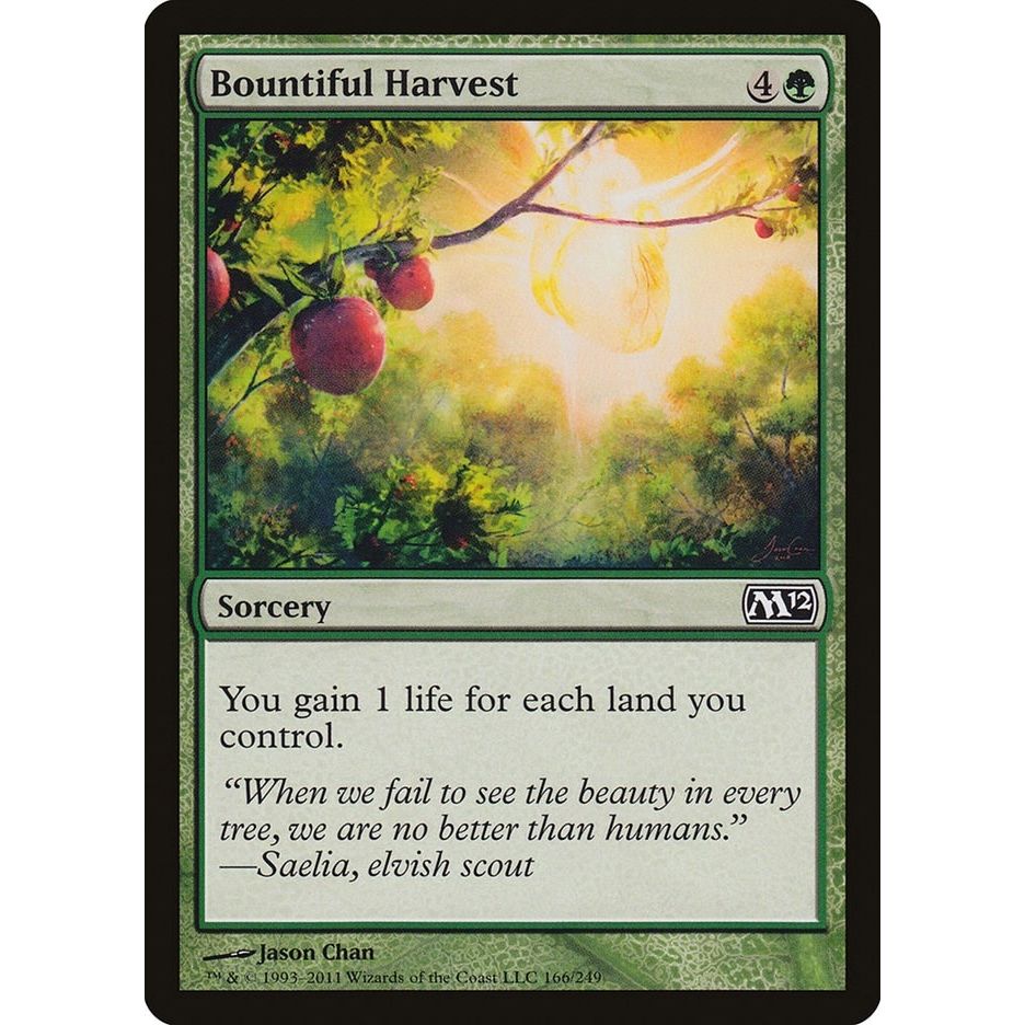 Image for Bountiful Harvest (166) (M12) - Magic: The Gathering