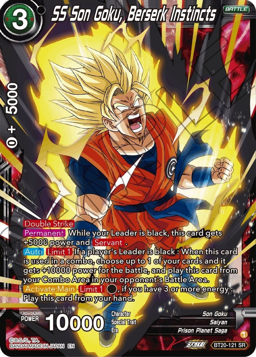 Image for SS Son Goku, Berserk Instincts (BT20-121) (DBS-B20) - Dragon Ball Super: Masters