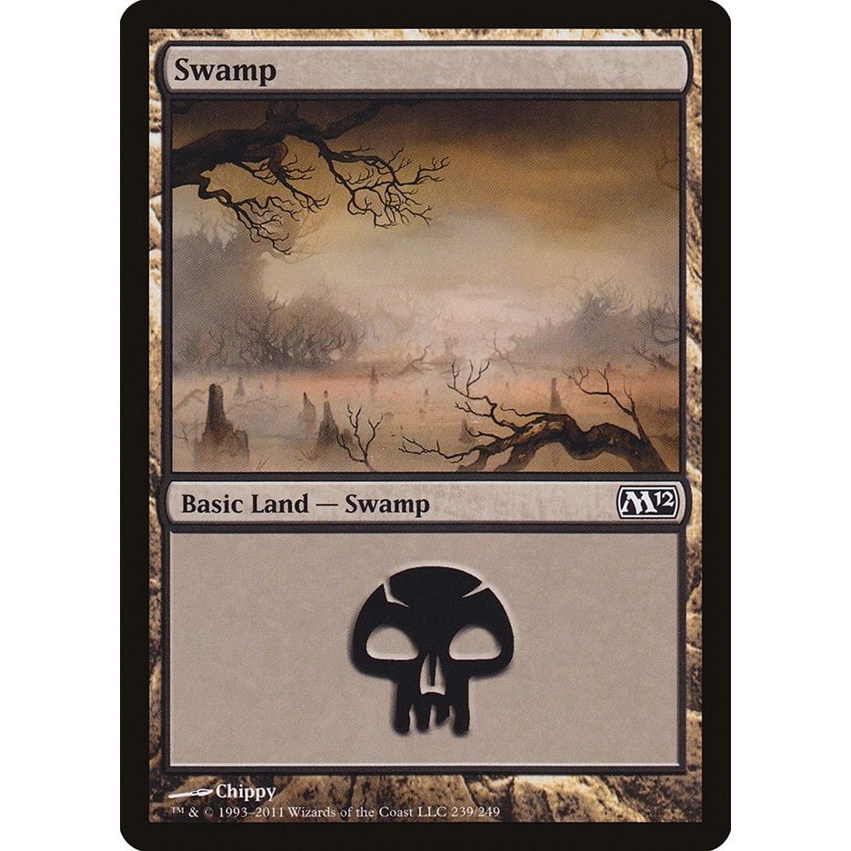 Image for Swamp (239) (239) (M12) - Magic: The Gathering