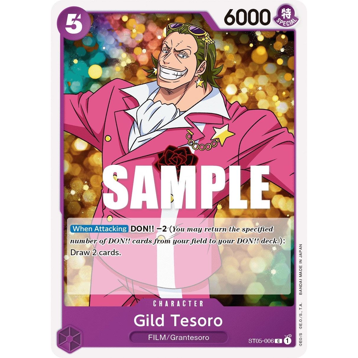 Image for Gild Tesoro (ST05-006) (ST-05) - One Piece Card Game