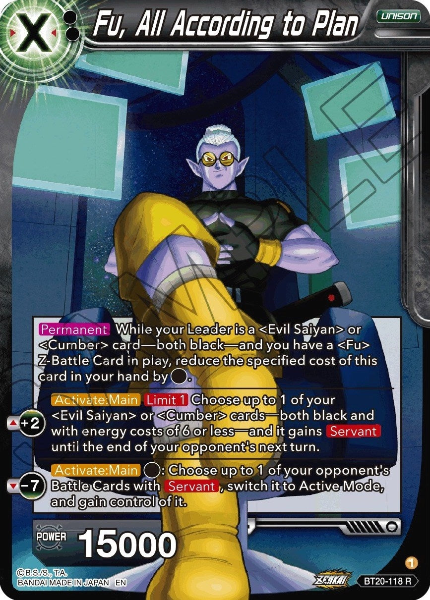 Image for Fu, All According to Plan (BT20-118) (DBS-B20) - Dragon Ball Super: Masters