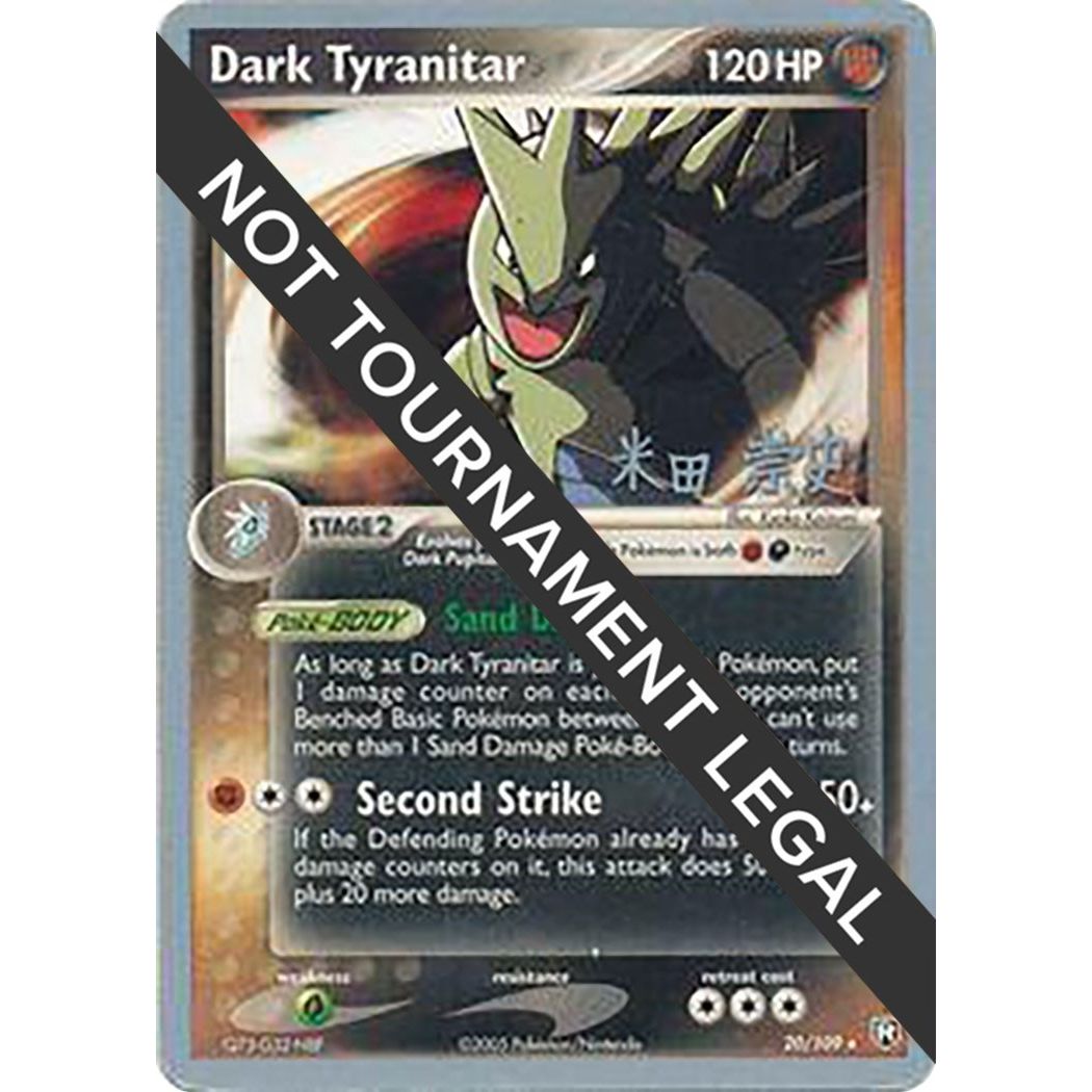 Image for Dark Tyranitar (20) - 2005 (Takashi Yoneda) (20/109) (WCD) - Pokemon