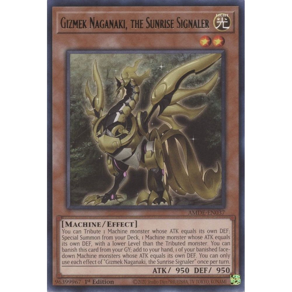 Image for Gizmek Naganaki, the Sunrise Signaler (AMDE-EN037) (AMDE) - YuGiOh