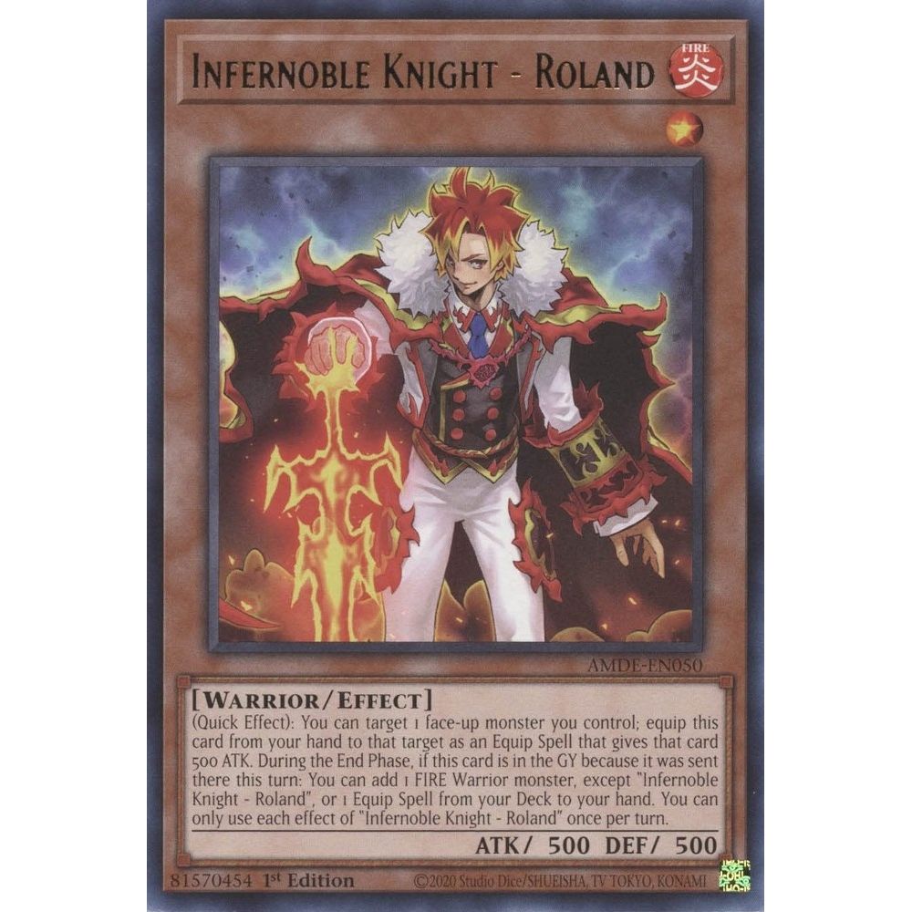 Image for Infernoble Knight - Roland (AMDE-EN050) (AMDE) - YuGiOh
