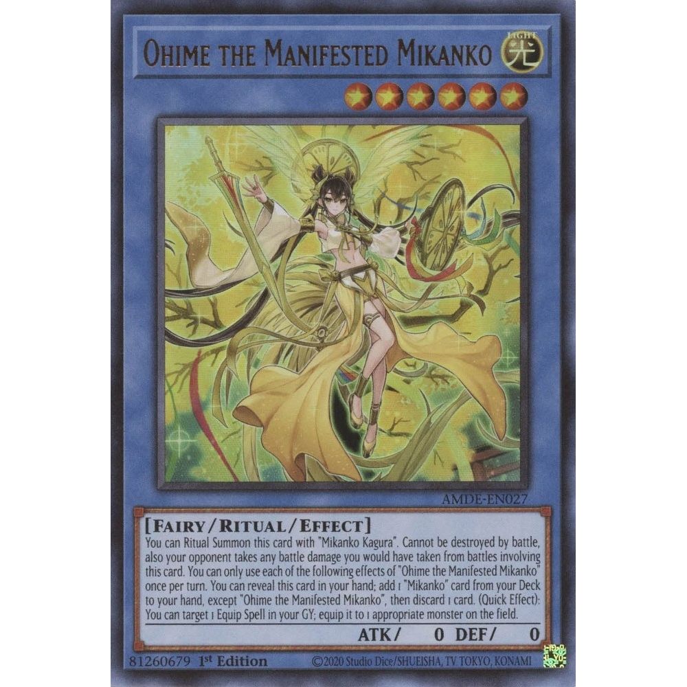Image for Ohime the Manifested Mikanko (AMDE-EN027) (AMDE) - YuGiOh