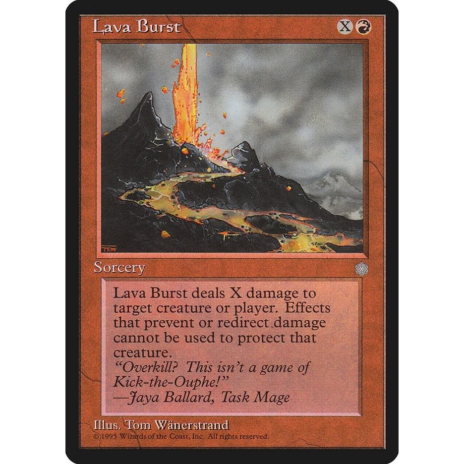 Image for Lava Burst (ICE) - Magic: The Gathering