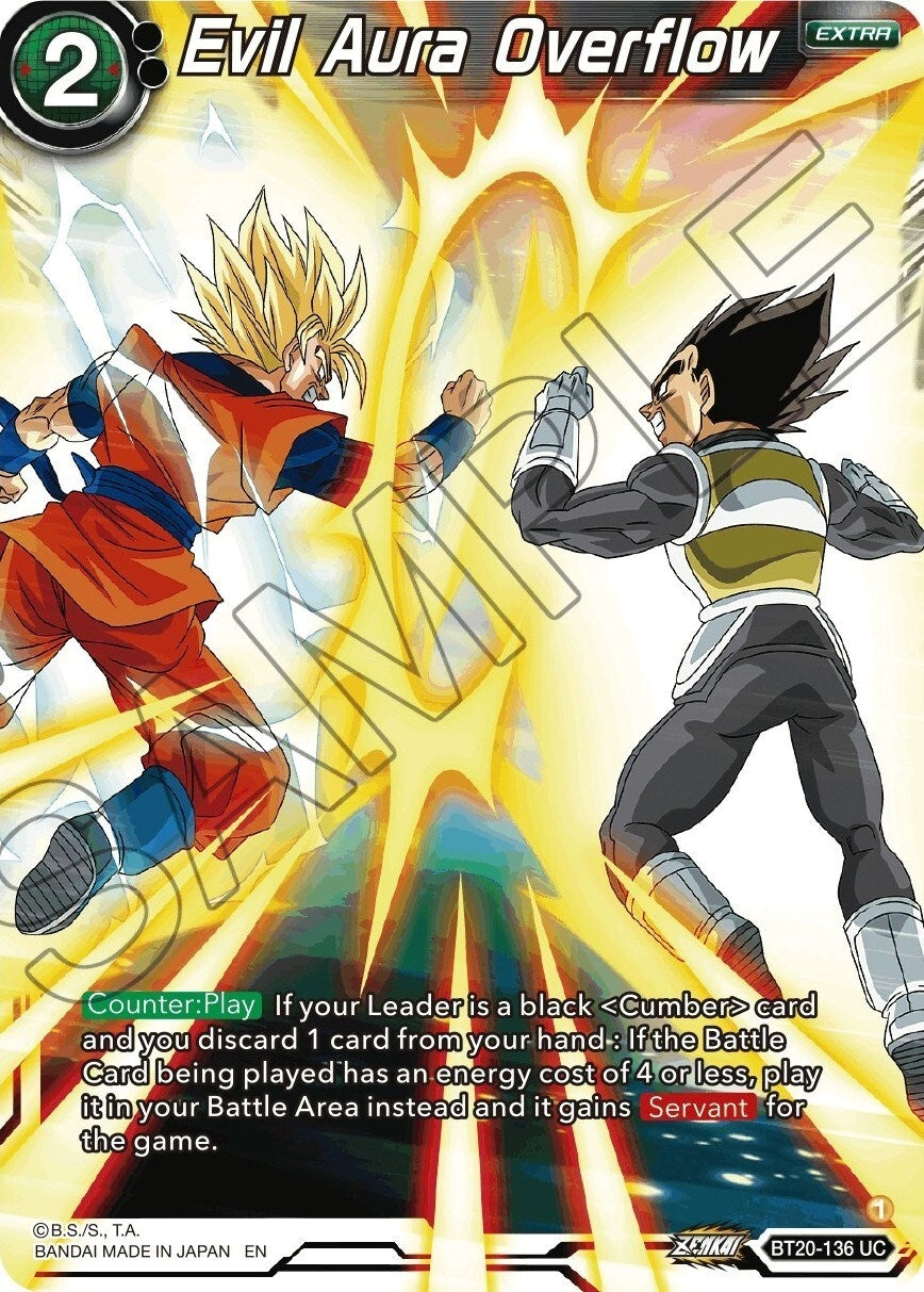 Image for Evil Aura Overflow (BT20-136) (DBS-B20) - Dragon Ball Super: Masters