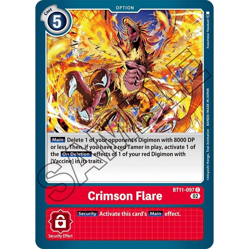 Image for Crimson Flare (BT11-097 C) (BT11) - Digimon Card Game