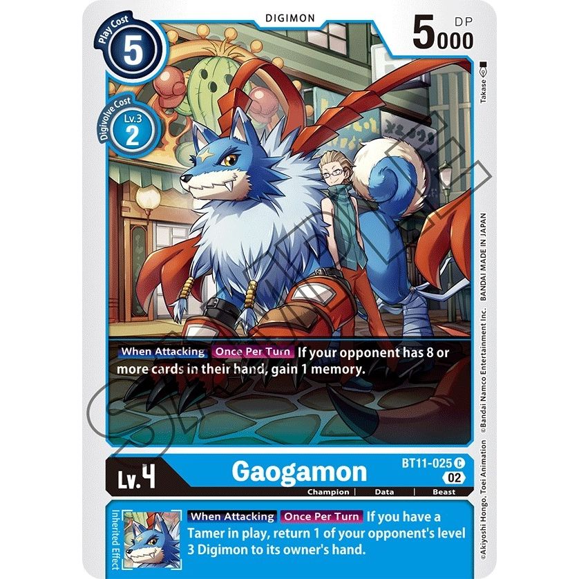 Image for Gaogamon (BT11-025 C) (BT11) - Digimon Card Game