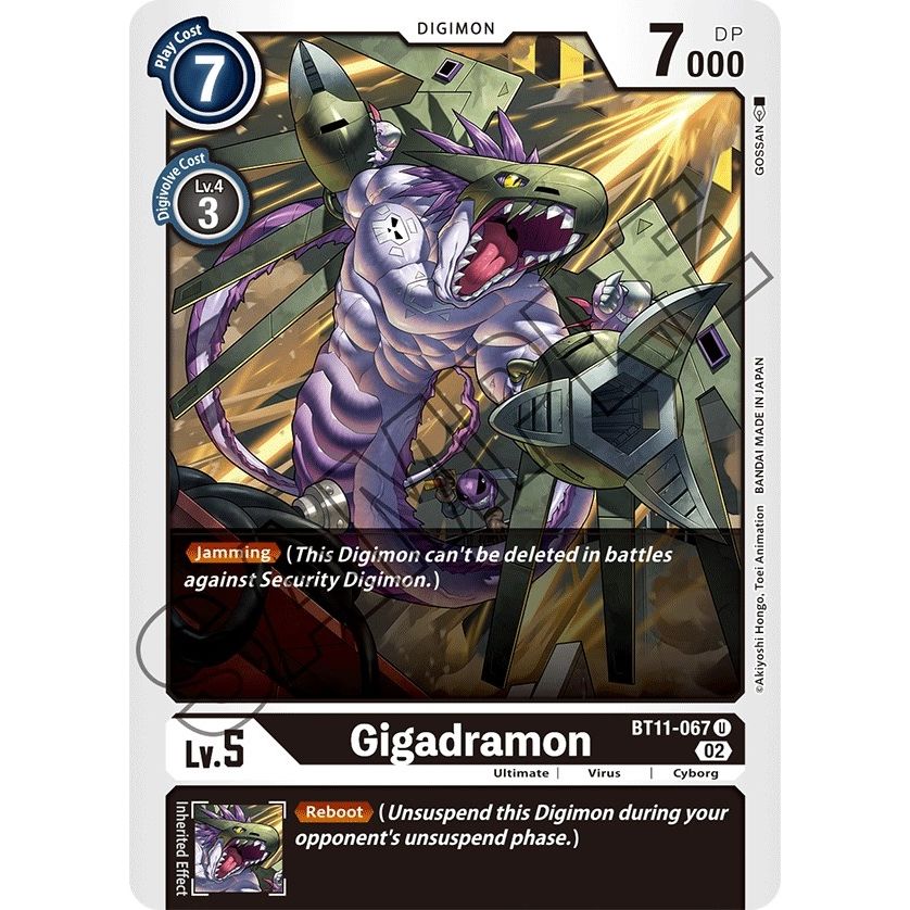 Image for Gigadramon (BT11-067 U) (BT11) - Digimon Card Game