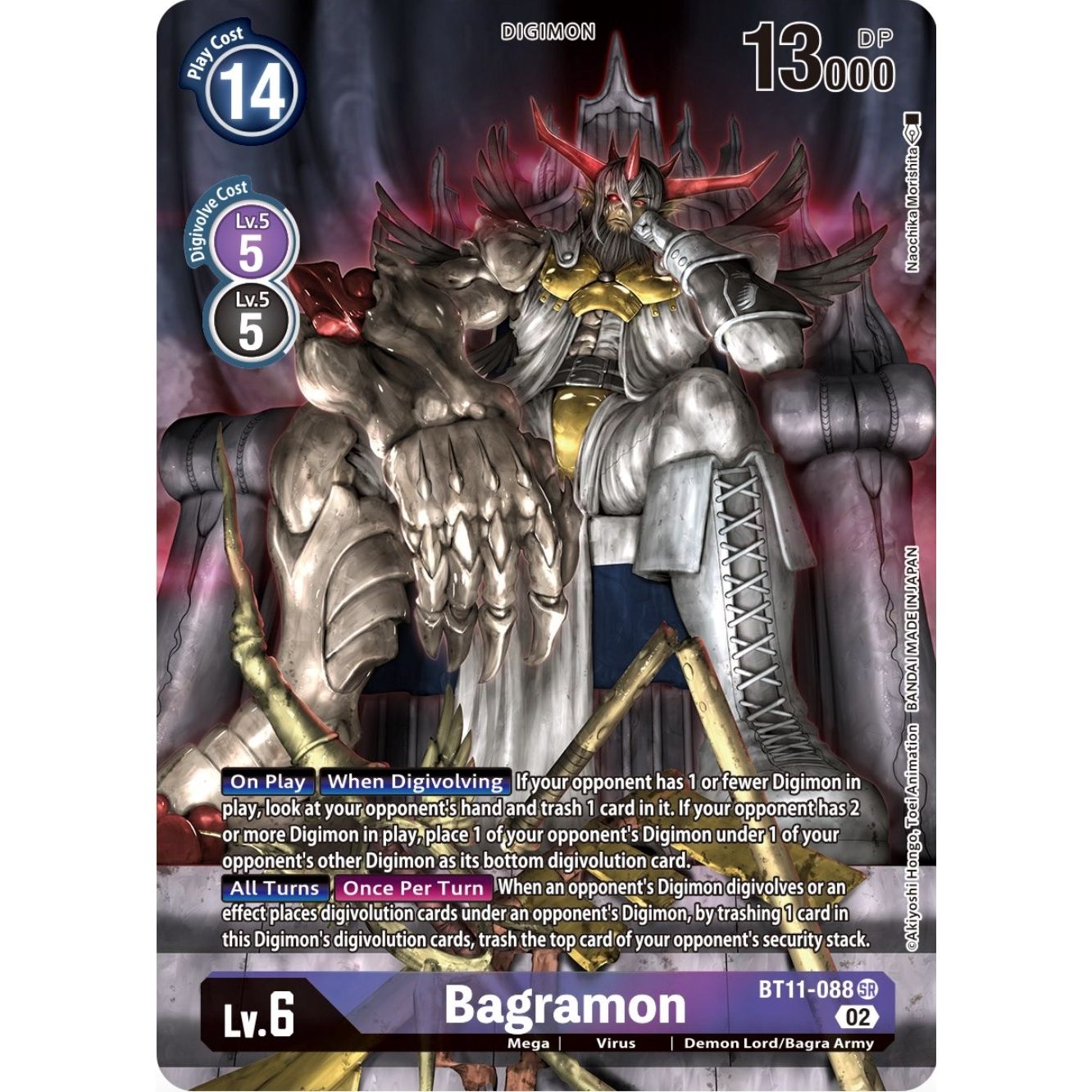 Image for Bagramon (Alternate Art) (BT11-088 SR) (BT11) - Digimon Card Game