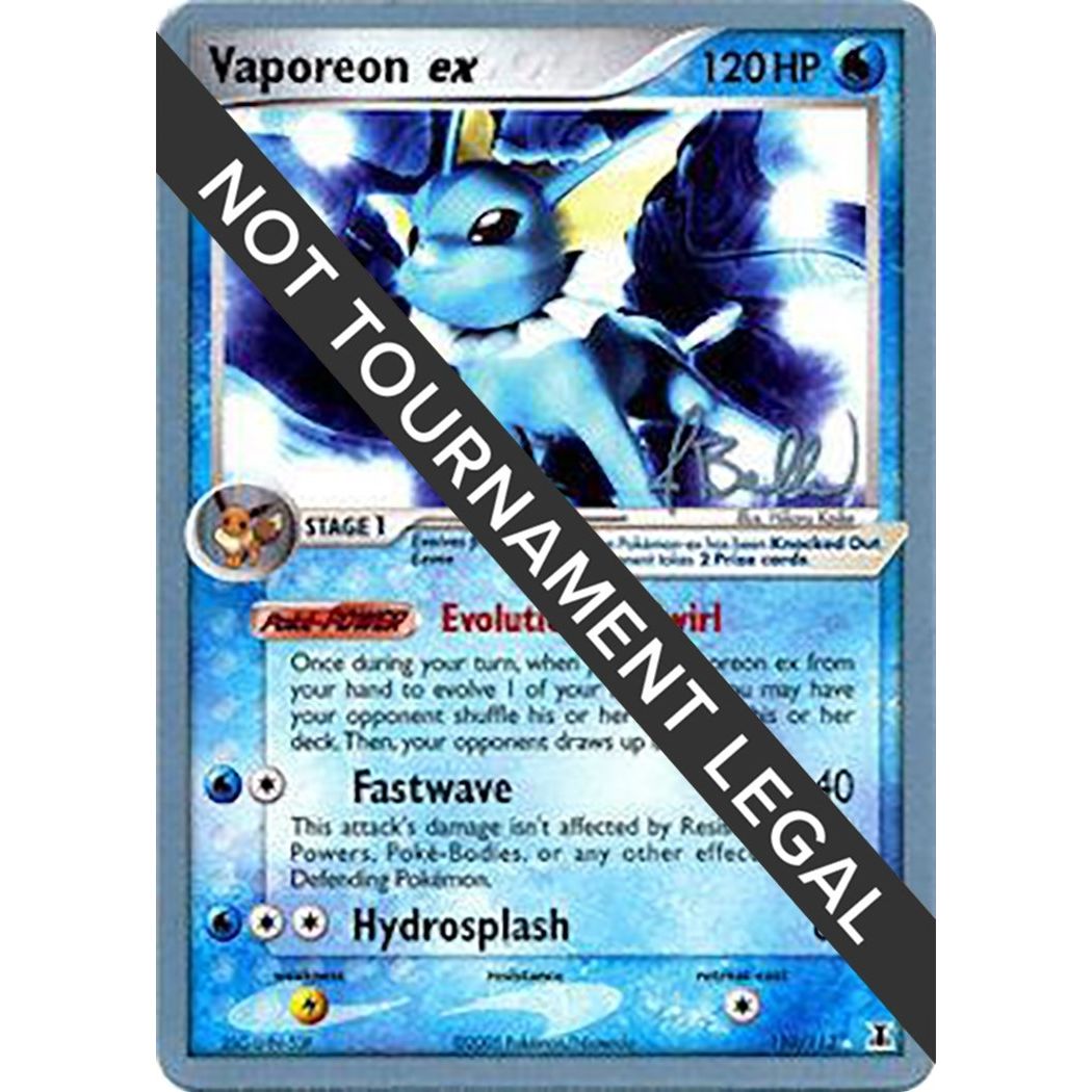 Image for Vaporeon ex - 2006 (Jimmy Ballard) (110/113) (WCD) - Pokemon