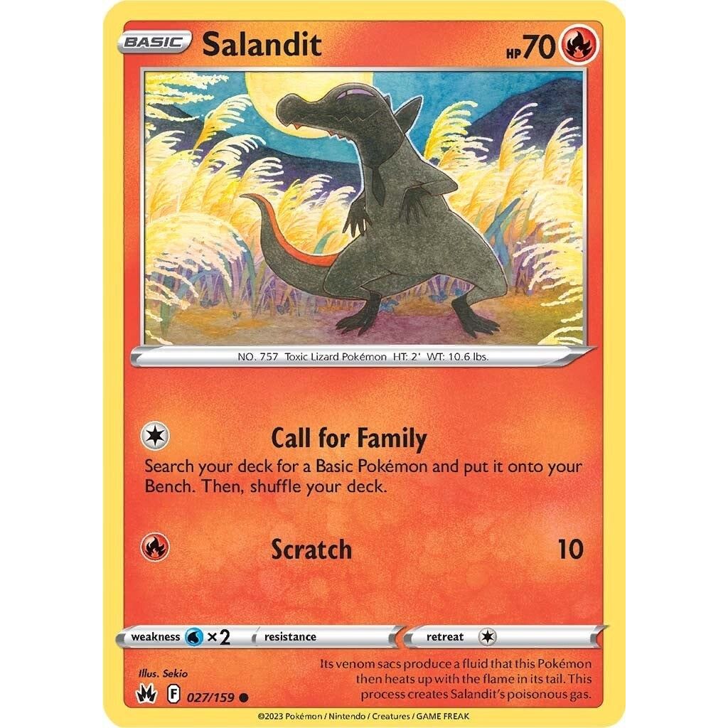 Image for Salandit (027/159) (CRZ) - Pokemon