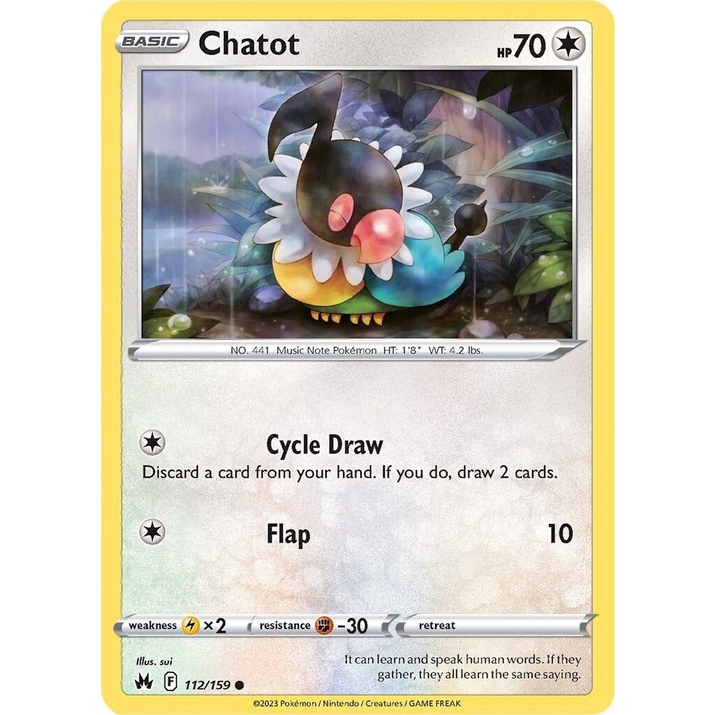 Image for Chatot (112/159) (CRZ) - Pokemon