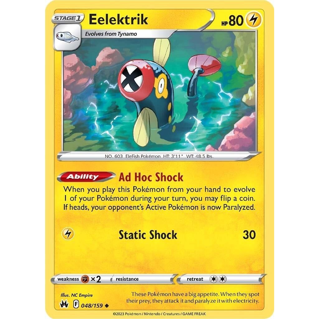 Image for Eelektrik (048/159) (CRZ) - Pokemon