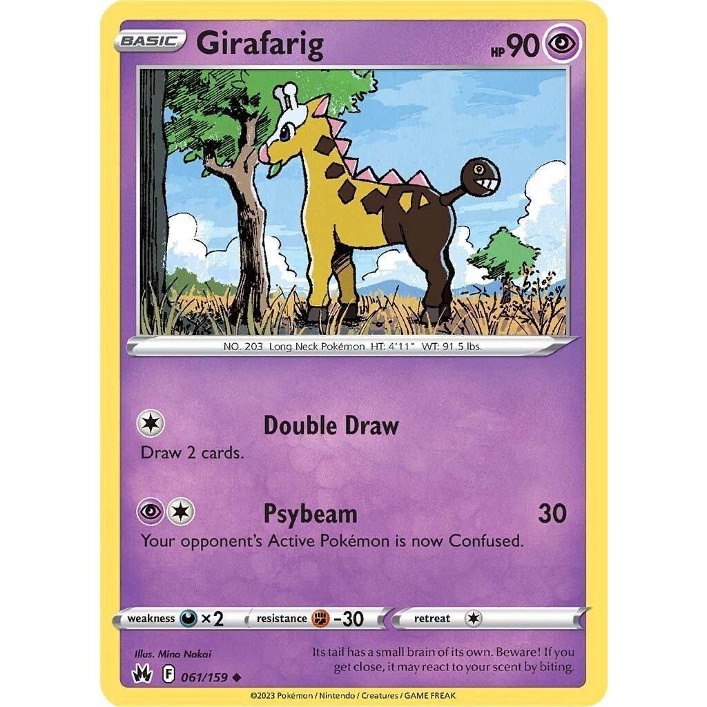 Image for Girafarig (061/159) (CRZ) - Pokemon