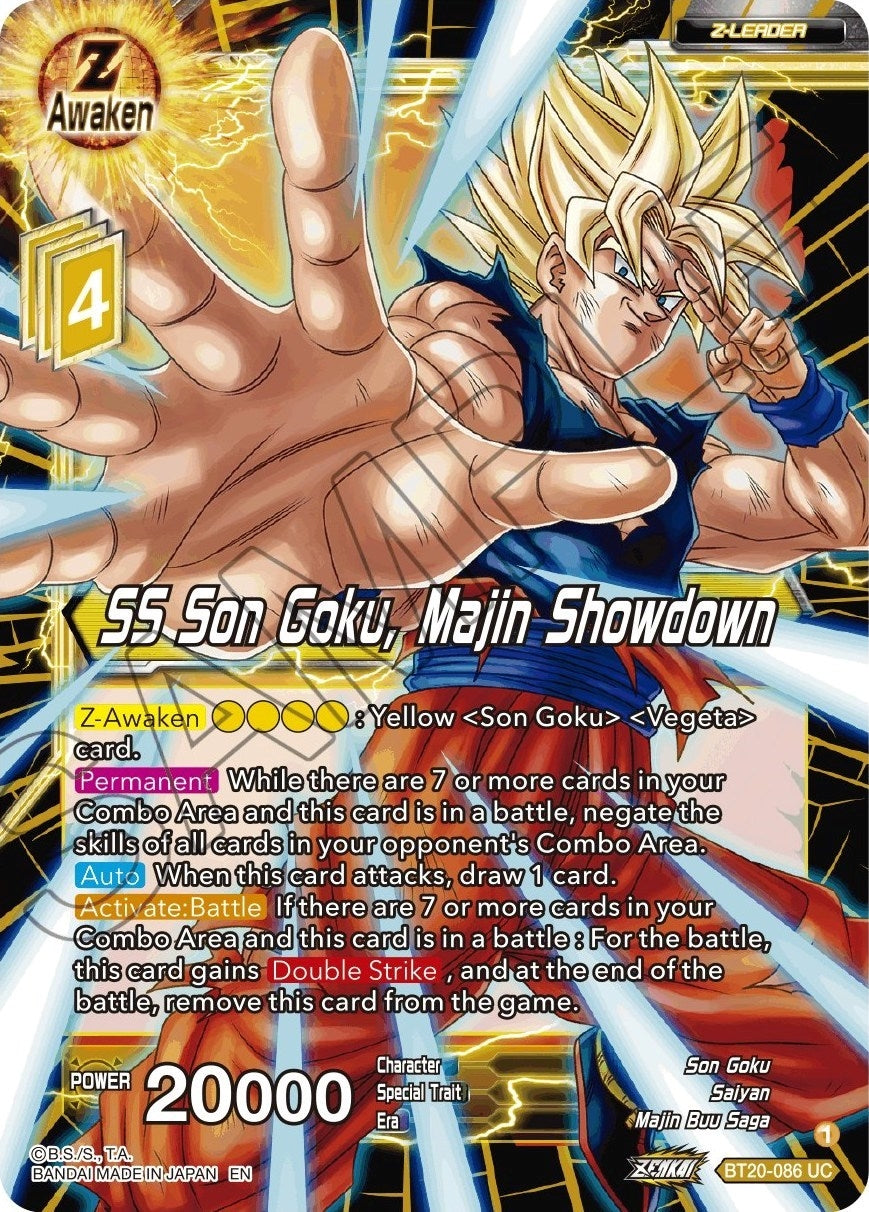 Image for SS Son Goku, Majin Showdown (BT20-086) (DBS-B20) - Dragon Ball Super: Masters