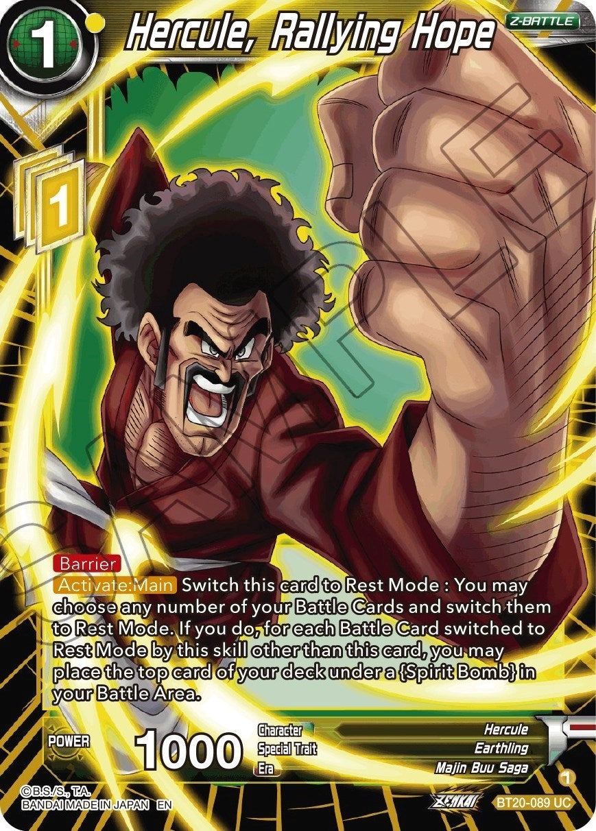 Image for Hercule, Rallying Hope (BT20-089) (DBS-B20) - Dragon Ball Super: Masters