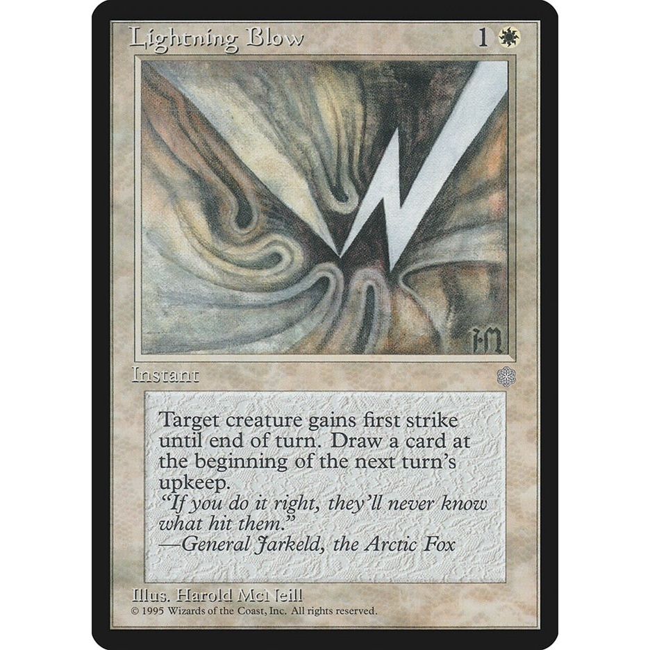 Image for Lightning Blow (ICE) - Magic: The Gathering