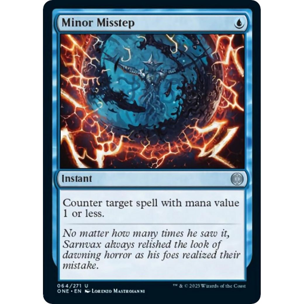 Image for Minor Misstep (64) (ONE) - Magic: The Gathering