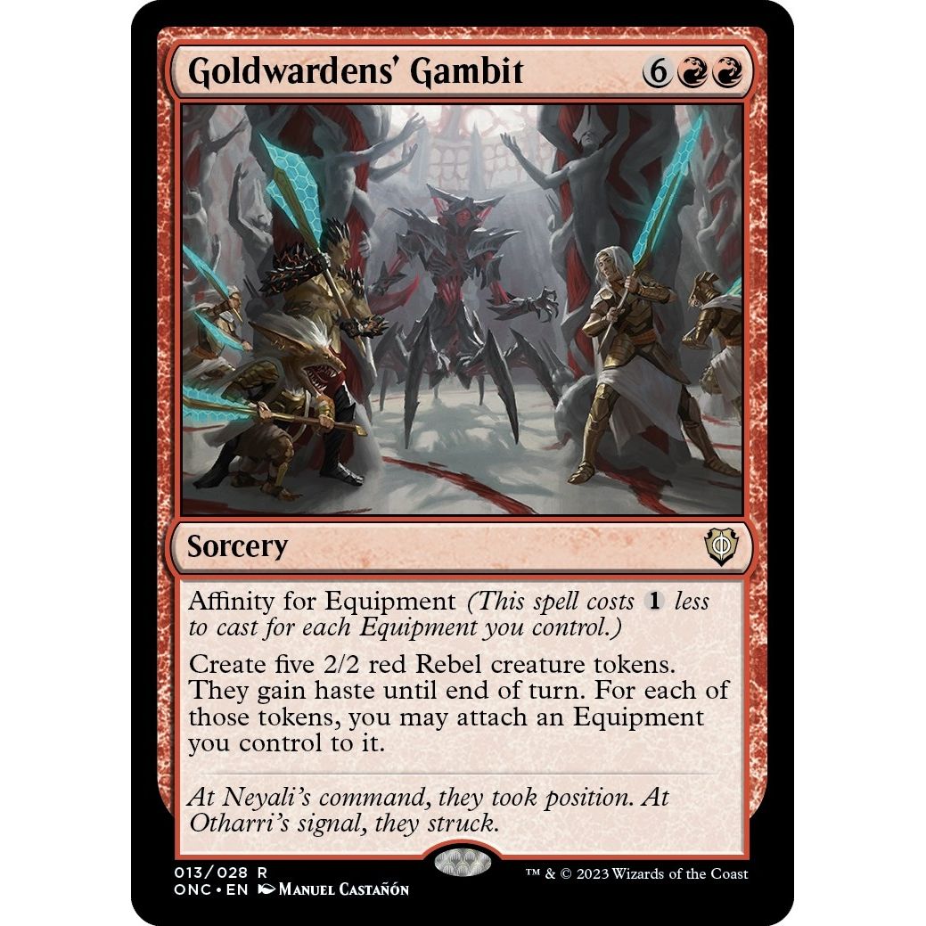 Image for Goldwardens' Gambit (13) (ONC) - Magic: The Gathering