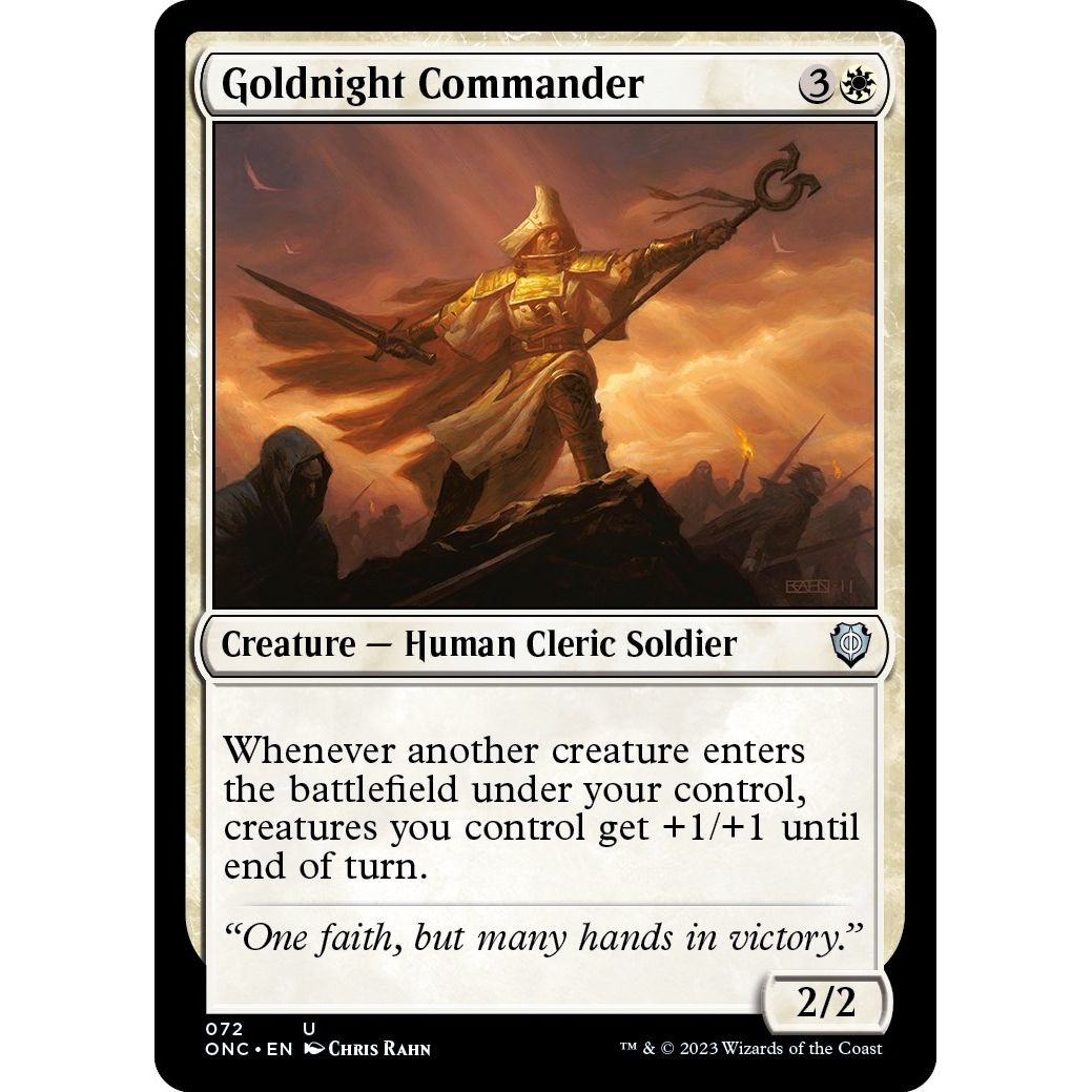 Image for Goldnight Commander (72) (ONC) - Magic: The Gathering