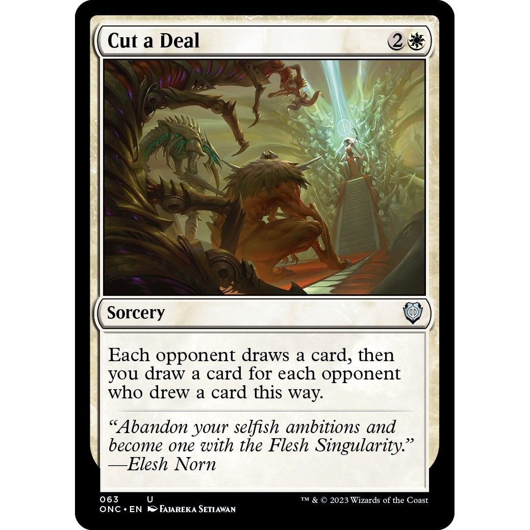 Image for Cut a Deal (63) (ONC) - Magic: The Gathering