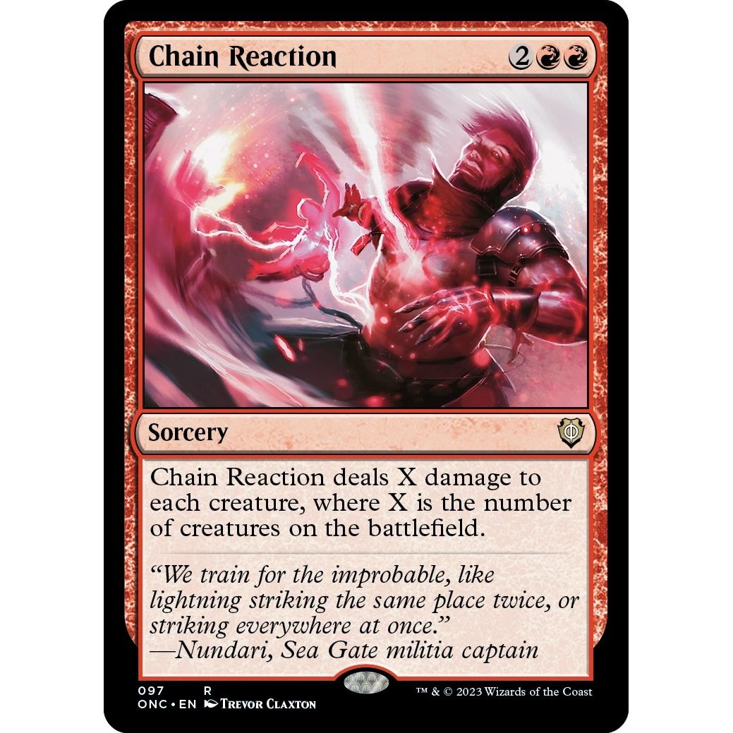 Image for Chain Reaction (97) (ONC) - Magic: The Gathering
