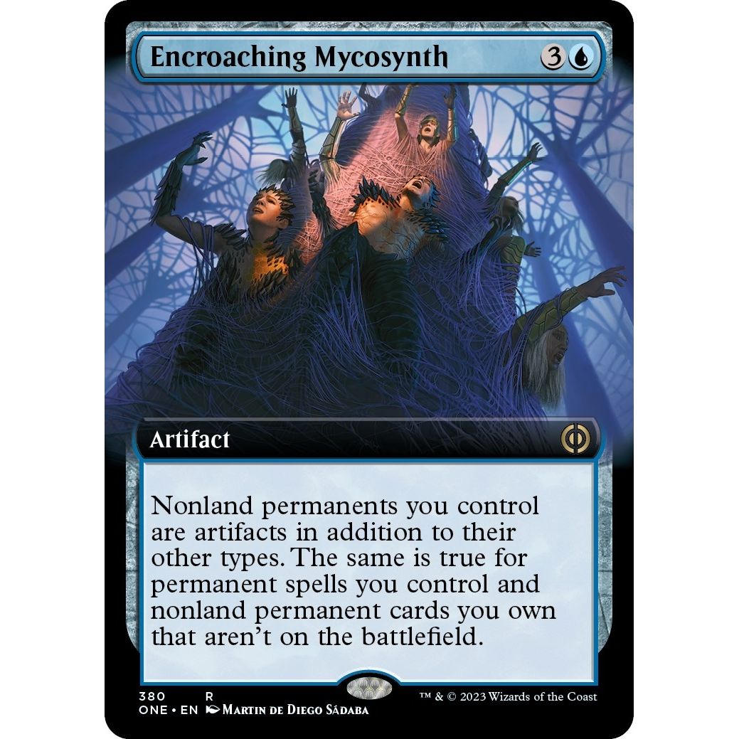 Image for Encroaching Mycosynth (Extended Art) (380) (ONE) - Magic: The Gathering