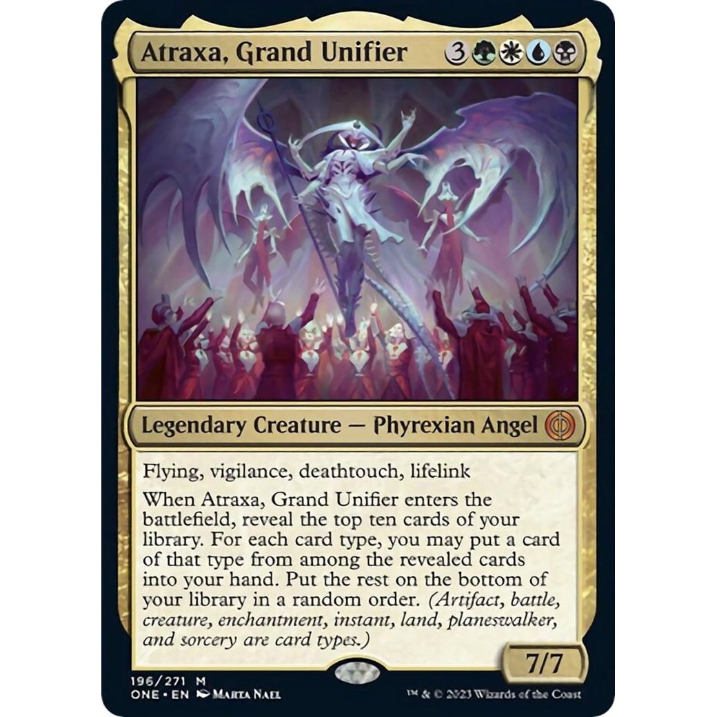 Image for Atraxa, Grand Unifier (196) (ONE) - Magic: The Gathering