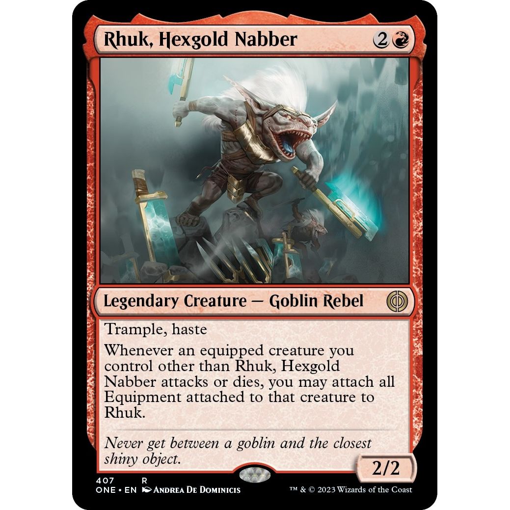 Image for Rhuk, Hexgold Nabber (407) (ONE) - Magic: The Gathering