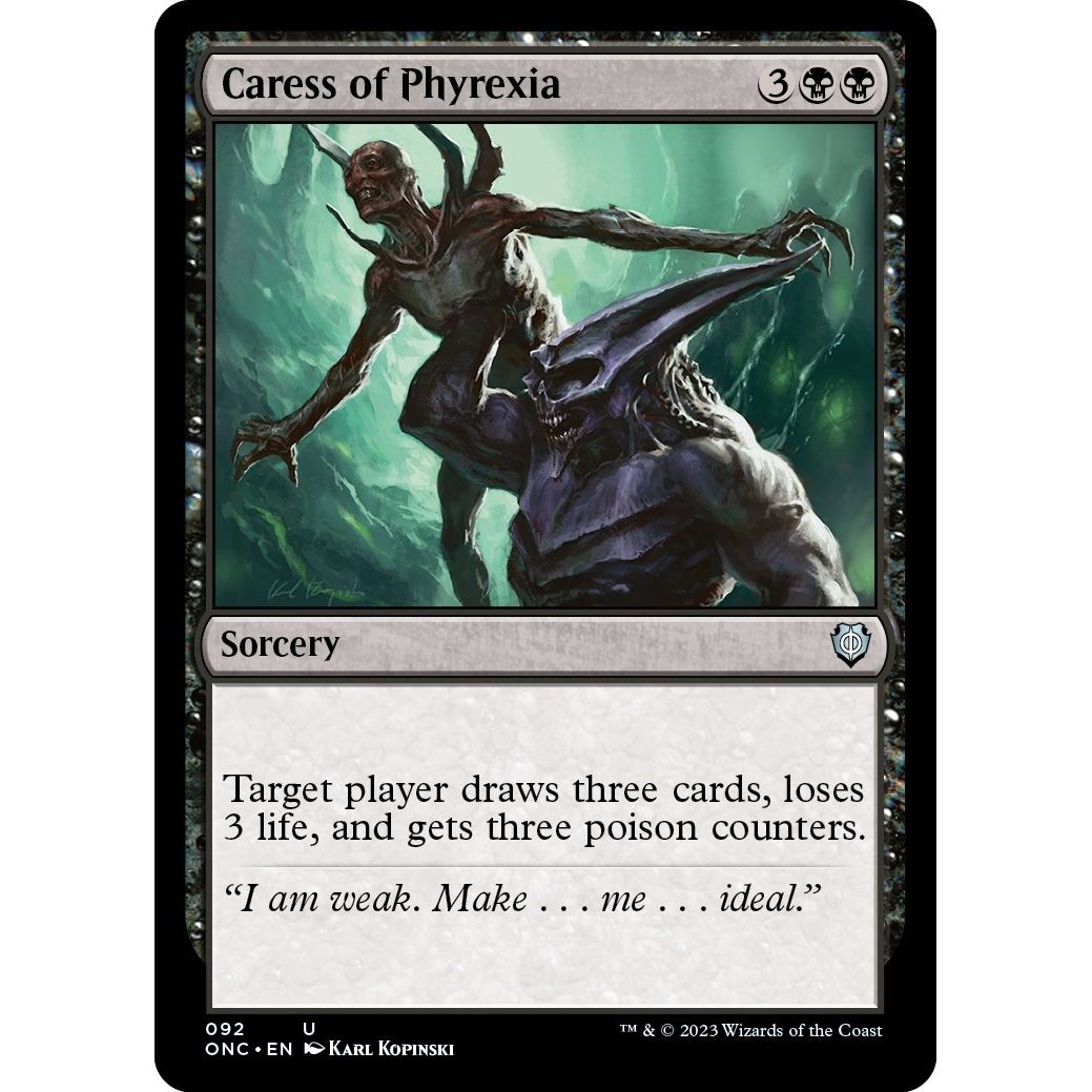 Image for Caress of Phyrexia (92) (ONC) - Magic: The Gathering
