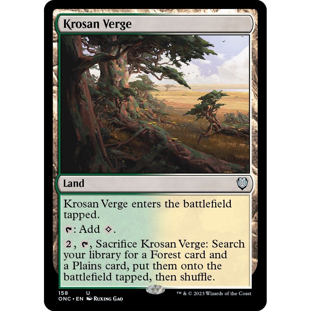 Image for Krosan Verge (158) (ONC) - Magic: The Gathering