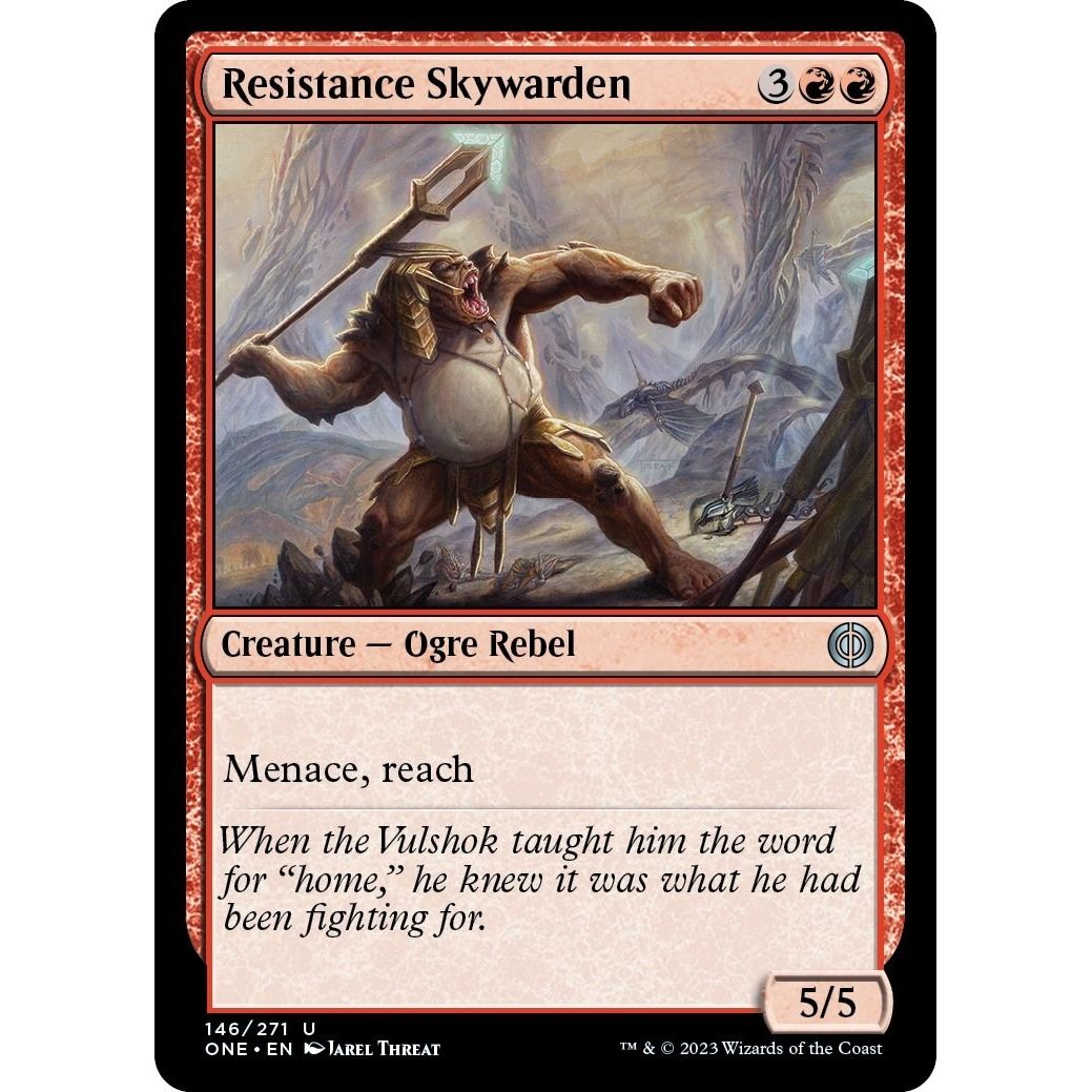 Image for Resistance Skywarden (146) (ONE) - Magic: The Gathering