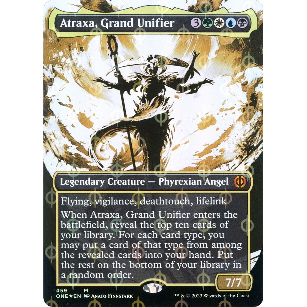Image for Atraxa, Grand Unifier (Showcase) (Step-and-Compleat Foil) (459) (ONE) - Magic: The Gathering