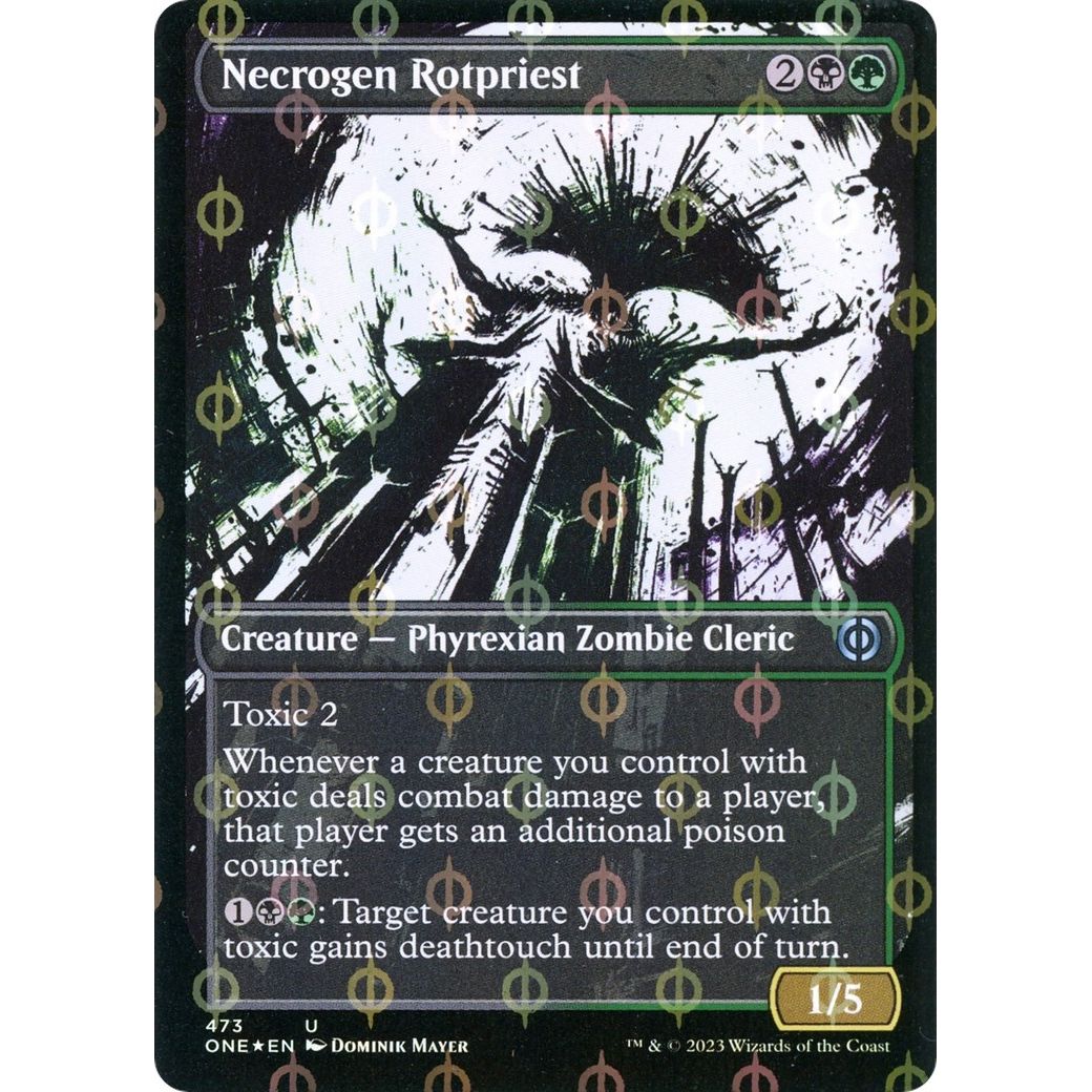 Image for Necrogen Rotpriest (Showcase) (Step-and-Compleat Foil) (473) (ONE) - Magic: The Gathering
