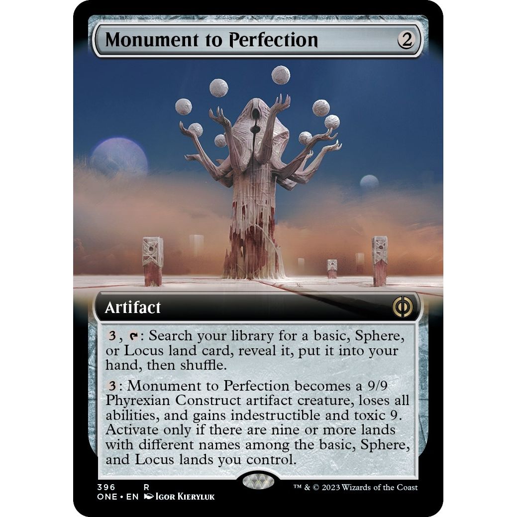 Image for Monument to Perfection (Extended Art) (396) (ONE) - Magic: The Gathering