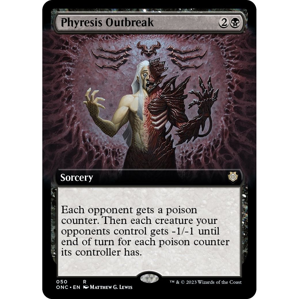 Image for Phyresis Outbreak (Extended Art) (50) (ONC) - Magic: The Gathering