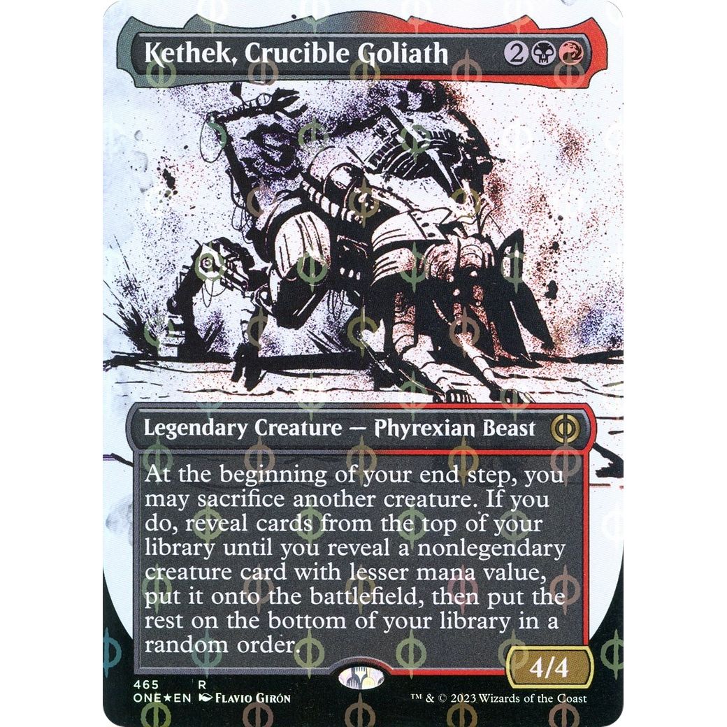 Image for Kethek, Crucible Goliath (Showcase) (Step-and-Compleat Foil) (465) (ONE) - Magic: The Gathering