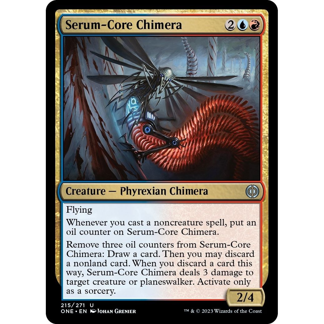 Image for Serum-Core Chimera (215) (ONE) - Magic: The Gathering