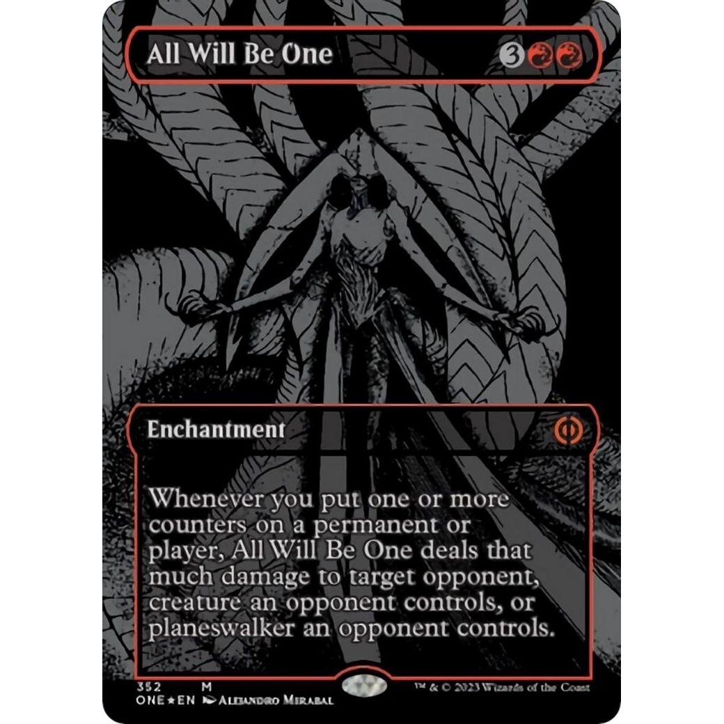 Image for All Will Be One (Oil Slick Raised Foil) (352) (ONE) - Magic: The Gathering