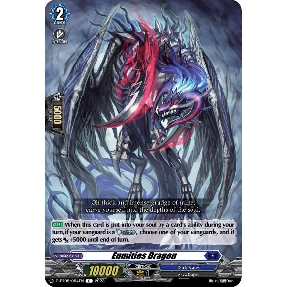 Image for Enmities Dragon (D-BT08/064EN) (D-BT08) - Cardfight Vanguard