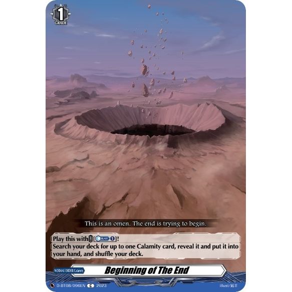 Image for Beginning of The End (D-BT08/096EN) (D-BT08) - Cardfight Vanguard