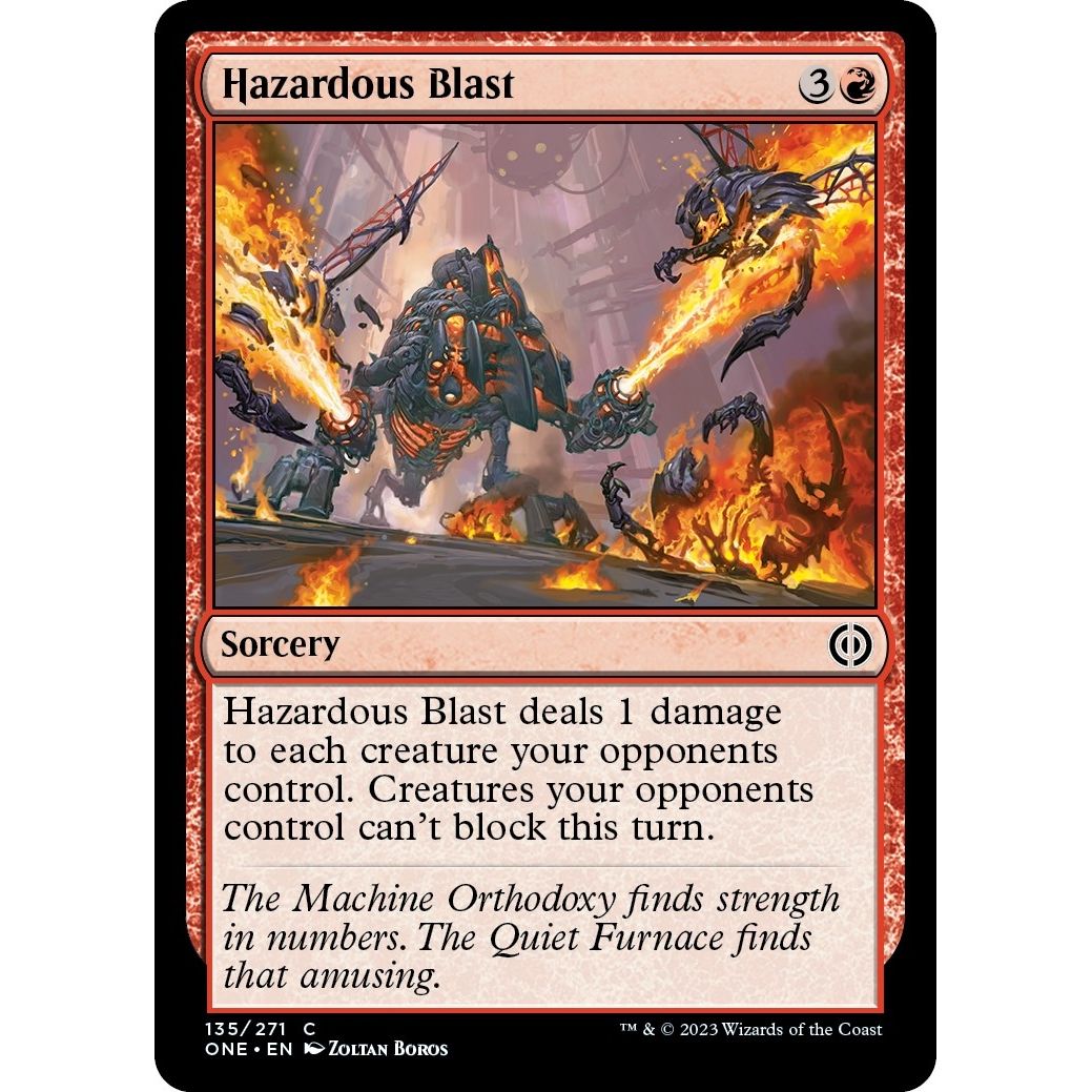 Image for Hazardous Blast (135) (ONE) - Magic: The Gathering