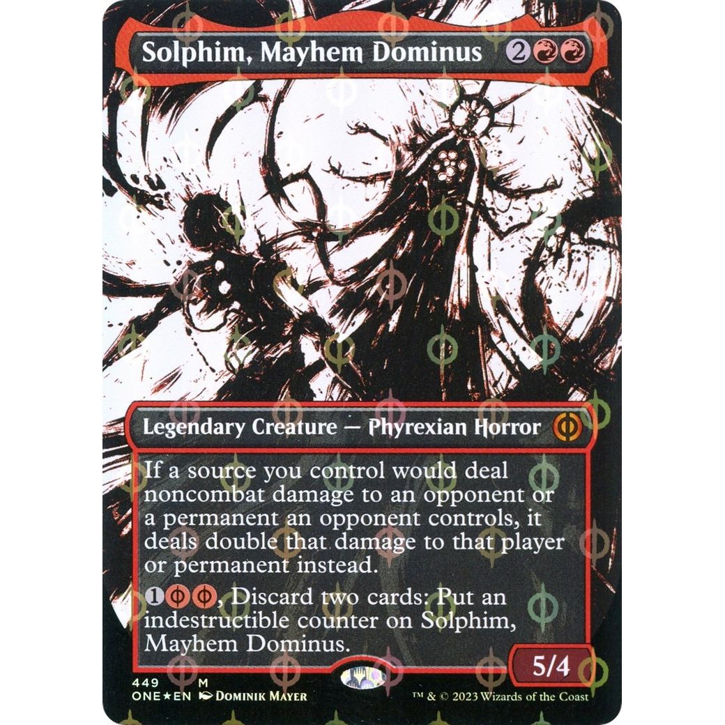 Image for Solphim, Mayhem Dominus (Showcase) (Step-and-Compleat Foil) (449) (ONE) - Magic: The Gathering
