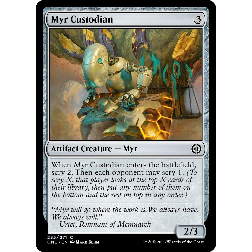 Image for Myr Custodian (235) (ONE) - Magic: The Gathering